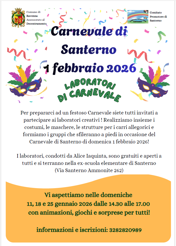 Laboratori di Carnevale 2026